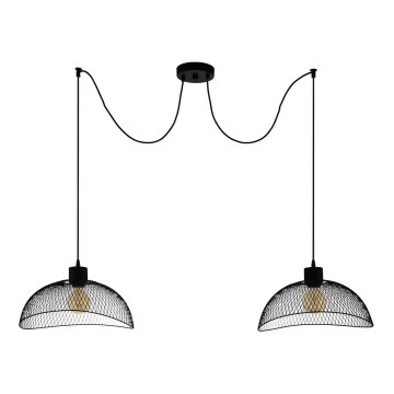 Eglo - Luster na sajli 2xE27/60W/230V pauk