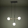 Eglo - Luster na sajli 3xE14/40W/230V zlatna/crno