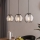 Eglo - Luster na sajli 3xE27/40W/230V bela/crno