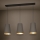 Eglo - Luster na sajli 3xE27/40W/230V braon