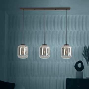 Eglo - Luster na sajli 3xE27/40W/230V dimno