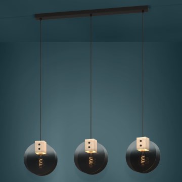 Eglo - Luster na sajli 3xE27/40W/230V dimno