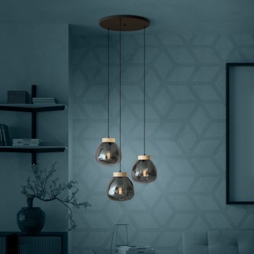 Eglo - Luster na sajli 3xE27/40W/230V dimno