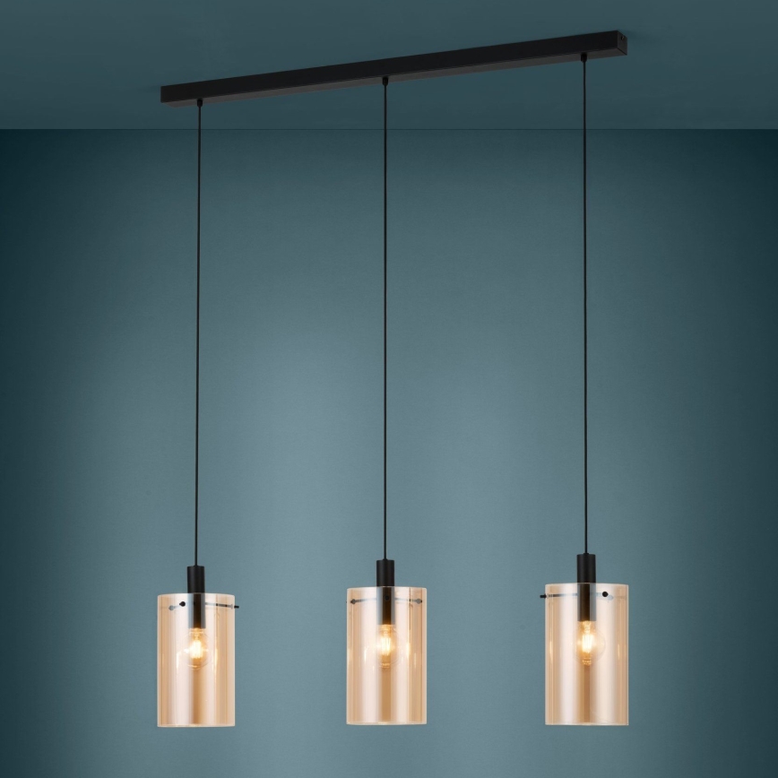 Eglo - Luster na sajli 3xE27/40W/230V