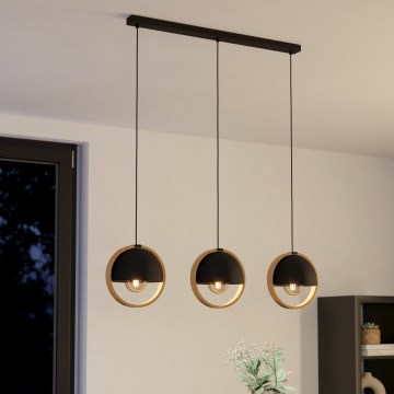 Eglo - Luster na sajli 3xE27/40W/230V