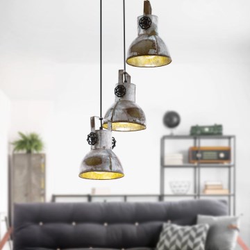 Eglo - Luster na sajli 3xE27/40W/230V