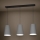 Eglo - Luster na sajli 3xE27/40W/230V sivo