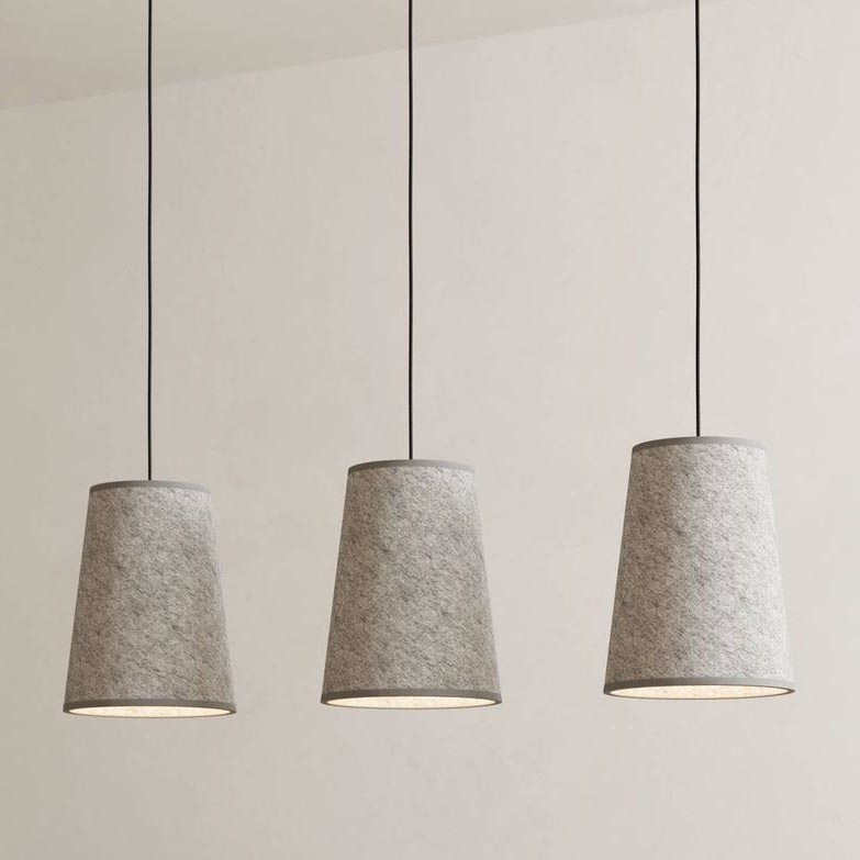 Eglo - Luster na sajli 3xE27/40W/230V sivo