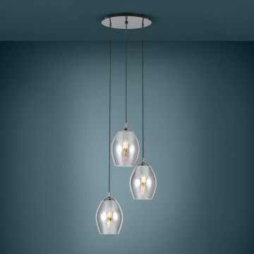 Eglo - Luster na sajli 3xE27/60W/230V