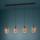 Eglo - Luster na sajli 4xE27/40W/230V braon