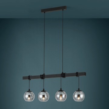 Eglo - Luster na sajli 4xE27/40W/230V