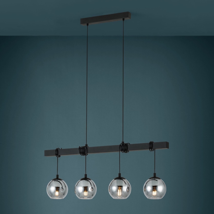 Eglo - Luster na sajli 4xE27/40W/230V