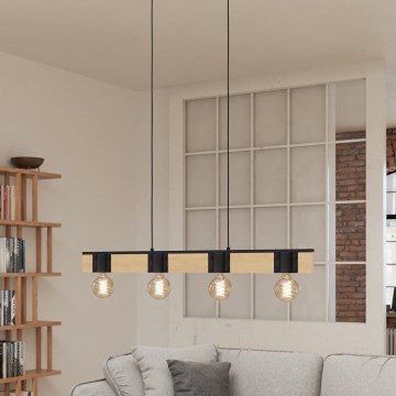 Eglo - Luster na sajli 4xE27/40W/230V
