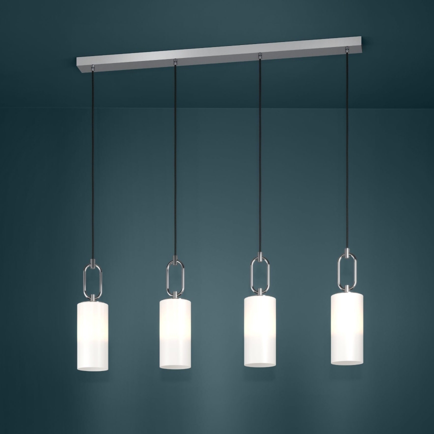 Eglo - Luster na sajli 4xE27/40W/230V sjajni hrom