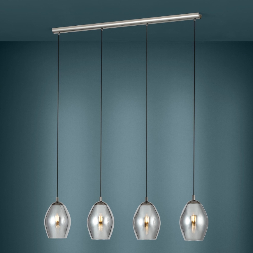 Eglo - Luster na sajli 4xE27/60W/230V