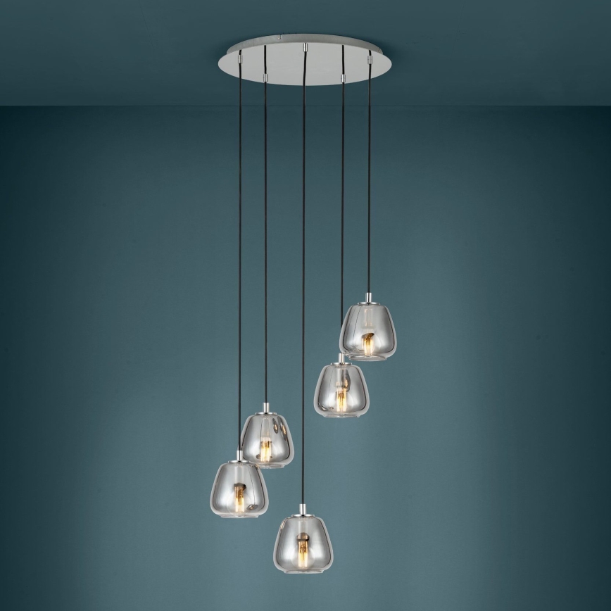 Eglo - Luster na sajli 5xE27/40W/230V dimno