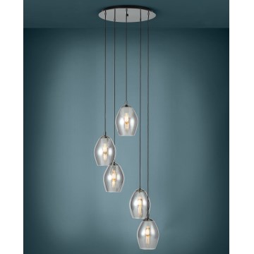 Eglo - Luster na sajli 5xE27/60W/230V