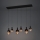 Eglo - Luster na sajli 6xE27/40W/230V crno