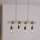 Eglo - Luster na sajli TOWNSHEND 4xE27/60W/230V - FSC sertifikovano