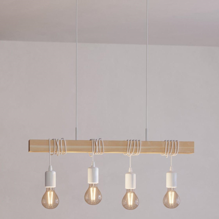 Eglo - Luster na sajli TOWNSHEND 4xE27/60W/230V