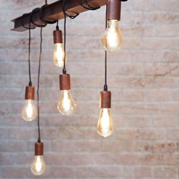 Eglo - Luster na sajli TOWNSHEND 6xE27/60W/230V