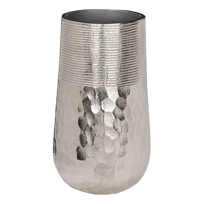 Eglo - Metalna vaza 28x16 cm srebrno