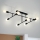 Eglo - Nadgradni luster 8xE27/40W/230V crno