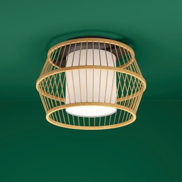 Eglo - Plafonjera 1xE27/40W/230V braon