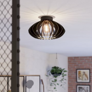 Eglo - Plafonjera 1xE27/40W/230V pr. 38 cm crno
