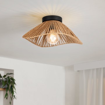 Eglo - Plafonjera 1xE27/60W/230V braon