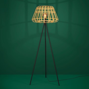 Eglo - Podna lampa 1xE27/40W/230V braon