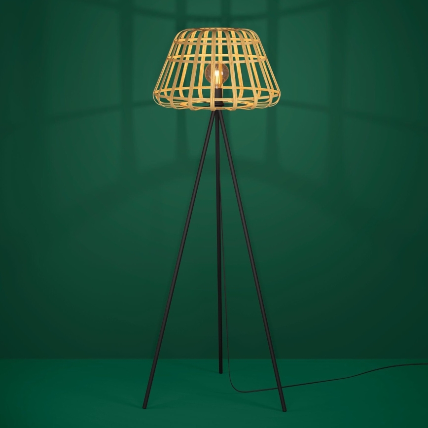 Eglo - Podna lampa 1xE27/40W/230V braon