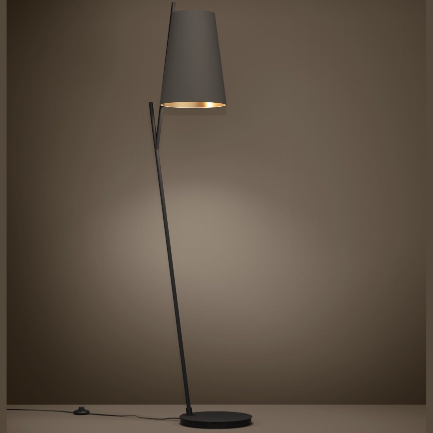 Eglo - Podna lampa 1xE27/40W/230V braon