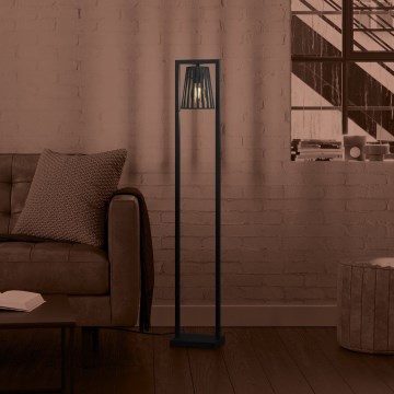 Eglo - Podna lampa 1xE27/40W/230V crno