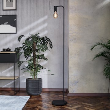 Eglo - Podna lampa 1xE27/40W/230V crno