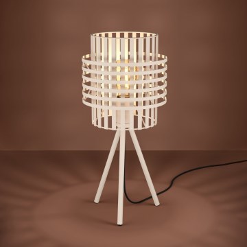 Eglo - Podna lampa 1xE27/40W/230V kremasta