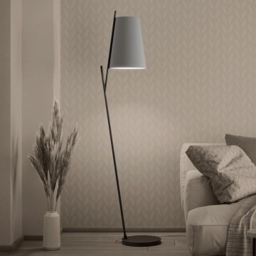 Eglo - Podna lampa 1xE27/40W/230V sivo