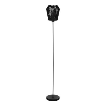 Eglo - Podna lampa 1xE27/60W/230V crno
