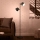 Eglo - Podna lampa 2xE27/28W/230V crno
