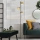 Eglo - Podna LED lampa 3xGU10/4,6W/230V 3000K zlatna