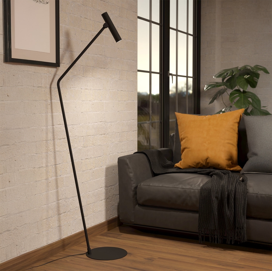 Eglo - Podna LED lampa LED/5W/230V 3000K crno