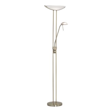 EGLO - Prigušiva podna lampa BAYA 1xR7s/230W + 1xG9/33W bronzana