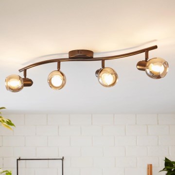 Eglo - Reflektorska lampa 4xE14/28W/230V