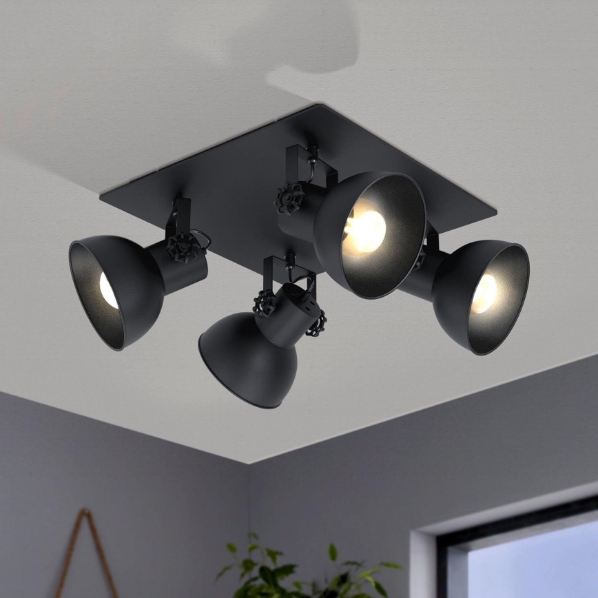 Eglo - Reflektorska svetiljka 4xE27/40W/230V