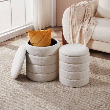 Eglo - Set 2x Hoklica pr. 33,5/40 cm bela