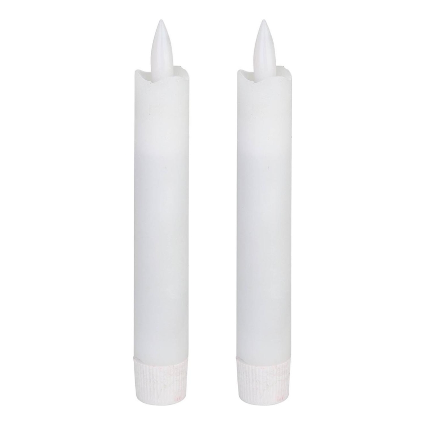 Eglo - SET 2x LED Sveća LED/1xAAA 15 cm bela