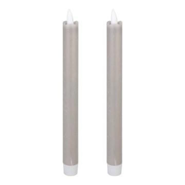 Eglo - SET 2x LED Sveća LED/1xAAA 24,5 cm sivo