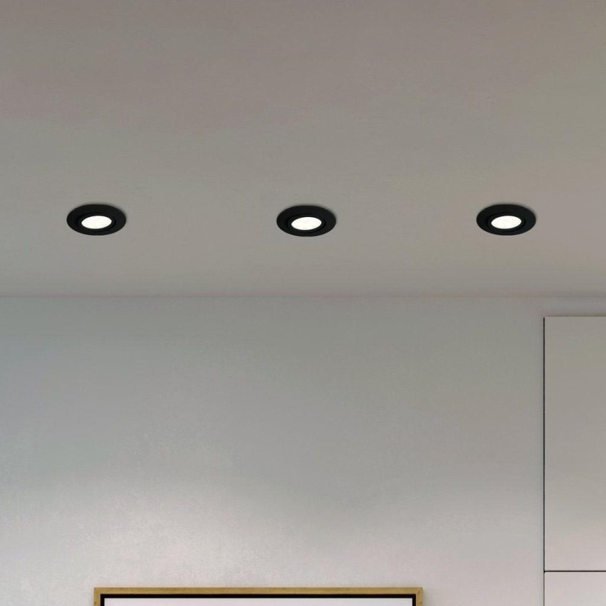 Eglo - Set 3x LED Prigušivo ugradbeno svetlo PINEDA LED/5,5W/230V
