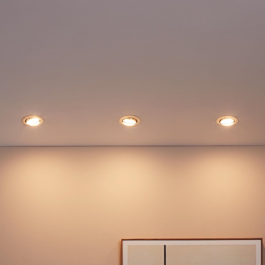 Eglo - Set 3x LED Ugradbena lampa PENETO 3xGU10-LED/5W/230V