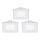 Eglo - Set 3x LED Ugradna lampa FUEVA 1 1xLED/2,7W/230V